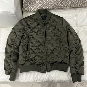 Green Bomber Jacket